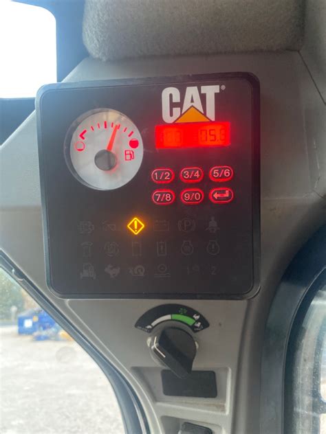 cat skid steer exclamation point|cat 289c exclamation light.